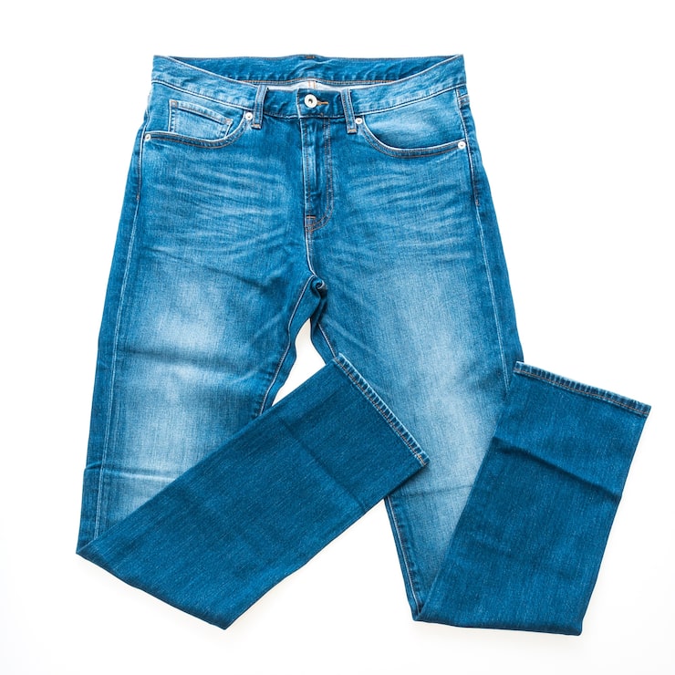 Light Blue Slim Fit Denim Jeans